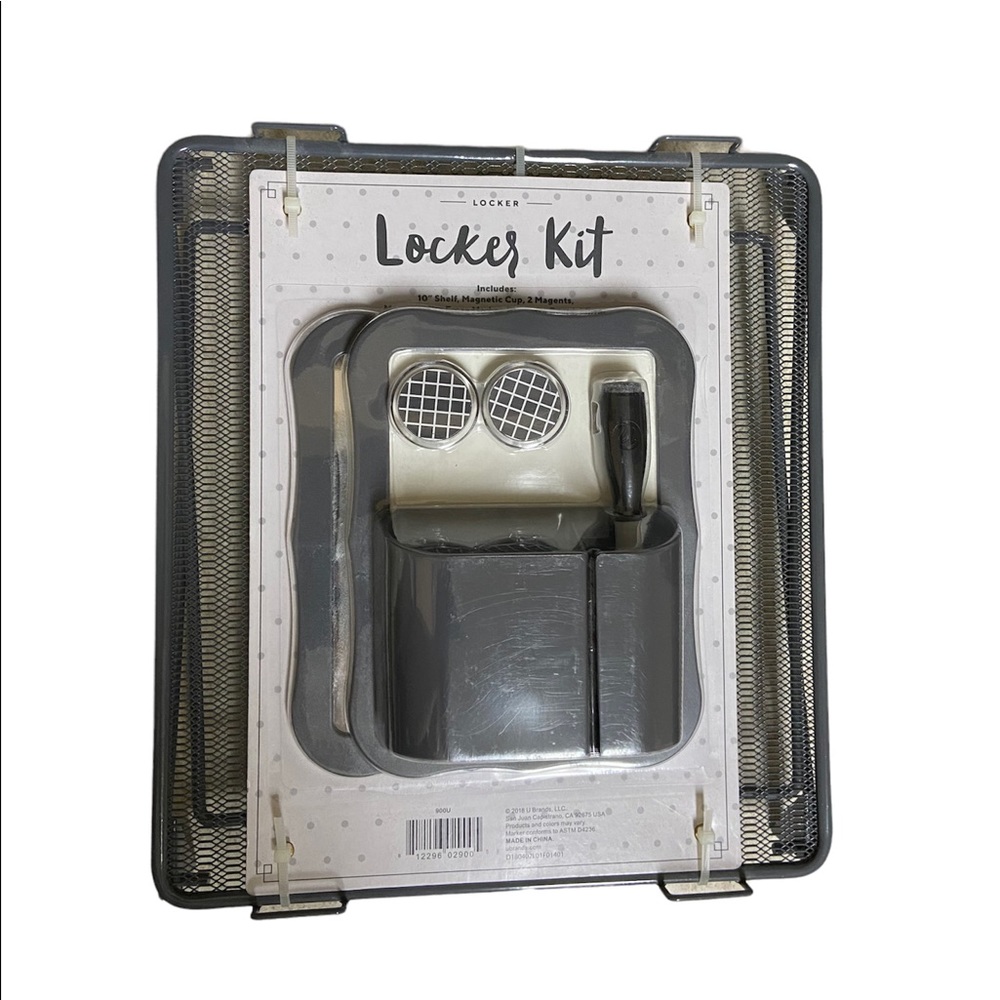 Locker Kit by U Brands-Color Grey